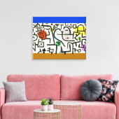 Paul Klee Rich Harbour Abstract expressionisme Canvas Afdruk (Insitu (Woonkamer))