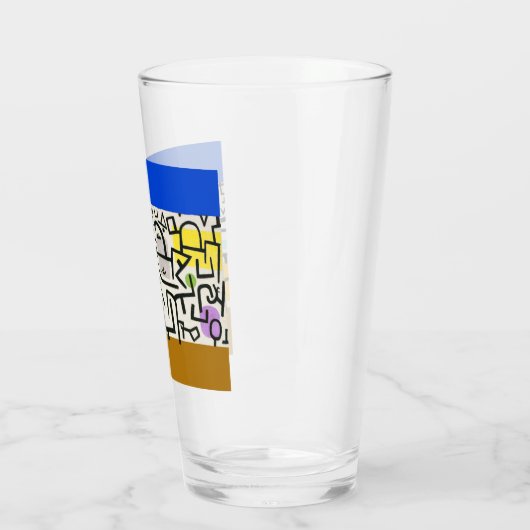 Paul Klee Rich Harbour Abstract expressionisme Glas (Links)