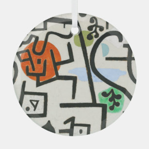 Paul Klee Rich Harbour Abstract expressionisme Glas Ornament