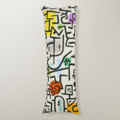 Paul Klee Rich Harbour Abstract expressionisme Lichaamskussen (Voorkant Verticaal)