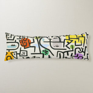 Paul Klee Rich Harbour Abstract expressionisme Lichaamskussen