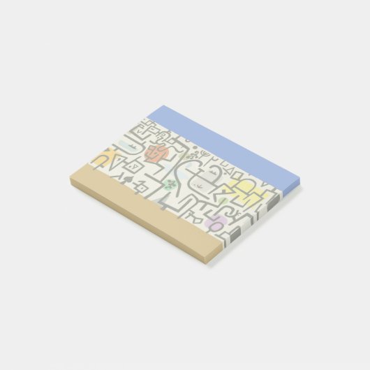Paul Klee Rich Harbour Abstract expressionisme Post-it® Notes (Schuin)