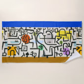 Paul Klee Rich Harbour Abstract expressionisme Strandlaken (Voorkant)