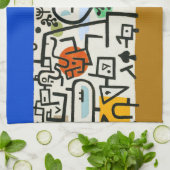 Paul Klee Rich Harbour Abstract expressionisme Theedoek (Gevouwen)