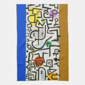 Paul Klee Rich Harbour Abstract expressionisme Theedoek (Verticaal)