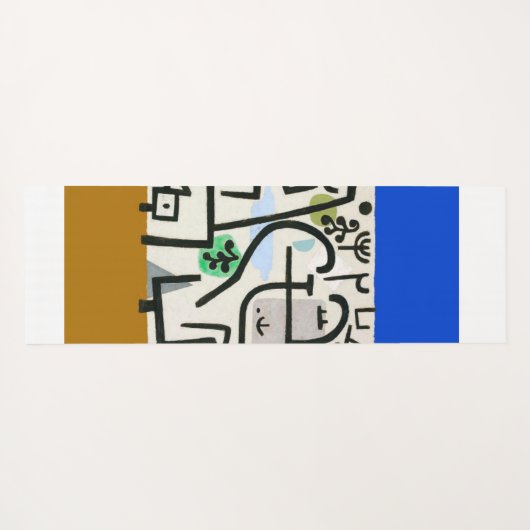 Paul Klee Rich Harbour Abstract expressionisme Yogamat (Achterkant (horizontaal))