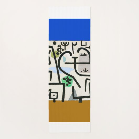 Paul Klee Rich Harbour Abstract expressionisme Yogamat (Achterkant)