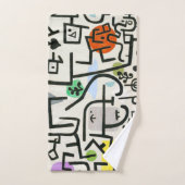 Paul Klee Rich Harbour Expressionnisme Abstrait (Serviette à main)