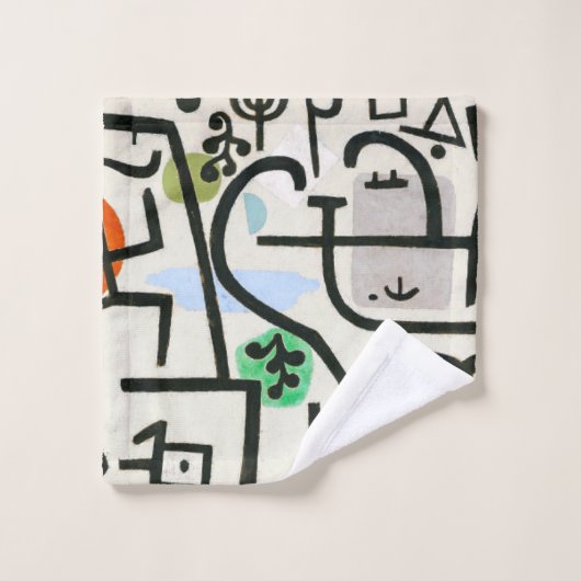 Paul Klee Rich Harbour Expressionnisme Abstrait (Gant de toilette)