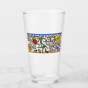 Paul Klee "Rich Port" kleurrijk Glas