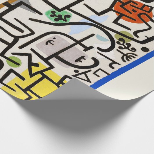 Paul Klee "Rich Port" Modern Abstract Cadeaupapier (Hoek)