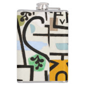 Paul Klee "Rich Port" Modern Abstract Heupfles (Achterkant)