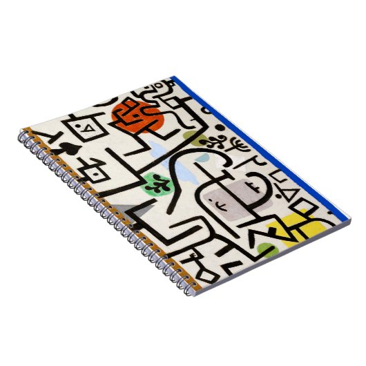 Paul Klee "Rich Port" Modern Abstract Notitieboek (Rechterzijde)