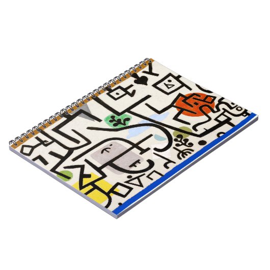 Paul Klee "Rich Port" Modern Abstract Notitieboek (Linkerzijde)