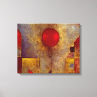 Paul Klee Rode ballon abstract kleurrijke kunst