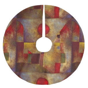 Paul Klee Rode Ballon Abstract Kleurrijke Kunst Kerstboom Rok