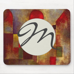 Paul Klee Rode Ballon Abstract Kleurrijke Kunst Muismat