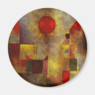 Paul Klee Rode ballonmagneet Magneet