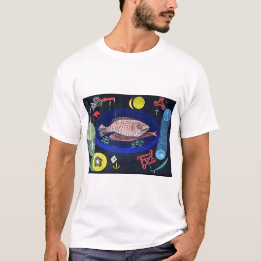 Paul Klee rond de vis T-shirt (Voorkant)