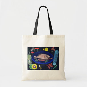 Paul Klee rond de vis Tote Bag
