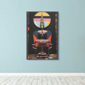 Paul Klee Sat Here Canvas Afdruk (Insitu (Houten vloer))