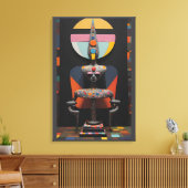 Paul Klee Sat Here Canvas Afdruk (Insitu (Woonkamer))