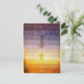 Paul Klee: Scheiding in de avond Briefkaart (Staand voorkant)