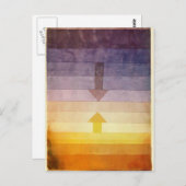 Paul Klee: Scheiding in de avond Briefkaart (Voorkant / Achterkant)