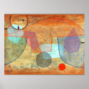 Paul Klee schilderij, Sunset Poster