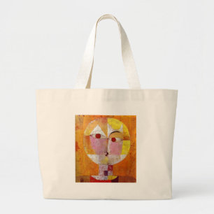 Paul Klee Senecio Painting Grote Tote Bag