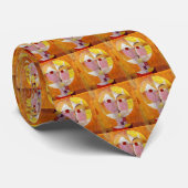 Paul Klee Senecio Painting Stropdas (Opgerold)