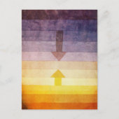 Paul Klee Séparation dans la carte postale du soir (Devant)