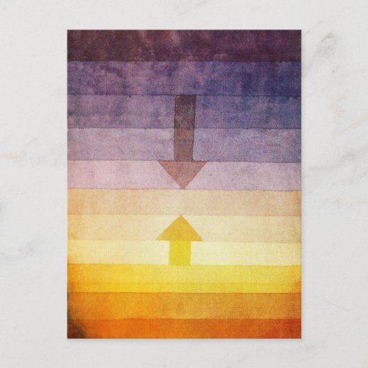 Paul Klee Séparation dans la carte postale du soir (Devant)