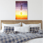 Paul Klee Separation in the Evening Canvas Wrap (Insitu (Slaapkamer))