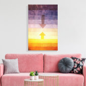 Paul Klee Separation in the Evening Canvas Wrap Afdruk (Insitu (Woonkamer))