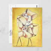 Paul Klee - Siblings Briefkaart (Voorkant / Achterkant)