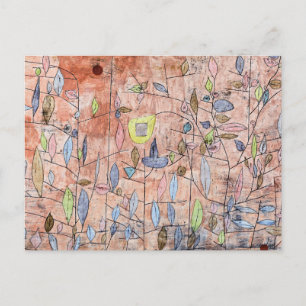 Paul Klee - Spaarzame bladeren Briefkaart