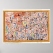 Paul Klee, Sparse Foliage, Poster (Voorkant)