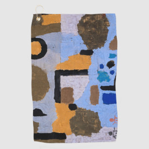 Paul Klee stelt Abstracte schilderende moderne kun Golfhanddoek