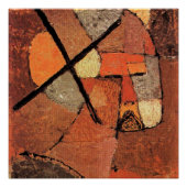 Paul Klee - Stopte van de lijst Perfect Poster (Voorkant)