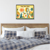 Paul Klee Style Canvas Afdruk (Insitu (Slaapkamer))