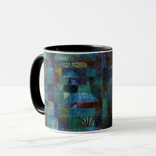 Paul Klee Terraced Garden Art Mug (Devant gauche)