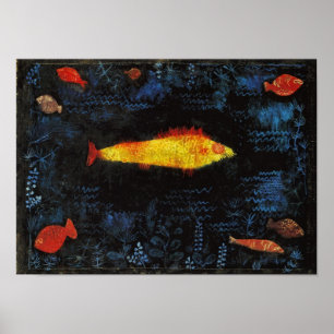 Paul Klee The Goldfish  Waterverf Art Poster