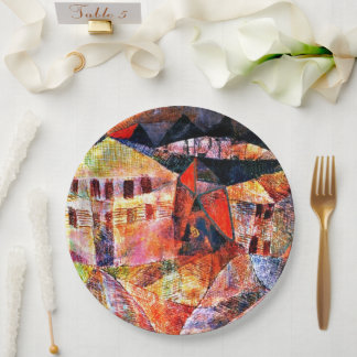 Paul Klee, The Hotel, Papieren Bordje