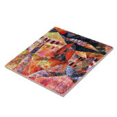 Paul Klee - The Hotel, Tegeltje (Zijkant)