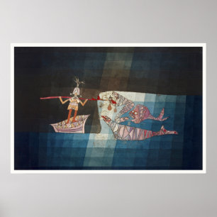 Paul Klee The Seafarer Abstracte Nautilus Poster