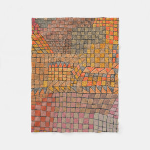 Paul Klee - Town Castle Fleece Deken