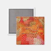 Paul Klee - Town Castle Kr. Magneet (Voorkant / Achterkant)