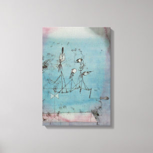 Paul Klee Twitteren Machine Canvas Poster Afdruk