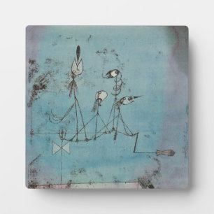 Paul Klee Twittering Machine Plaque Fotoplaat